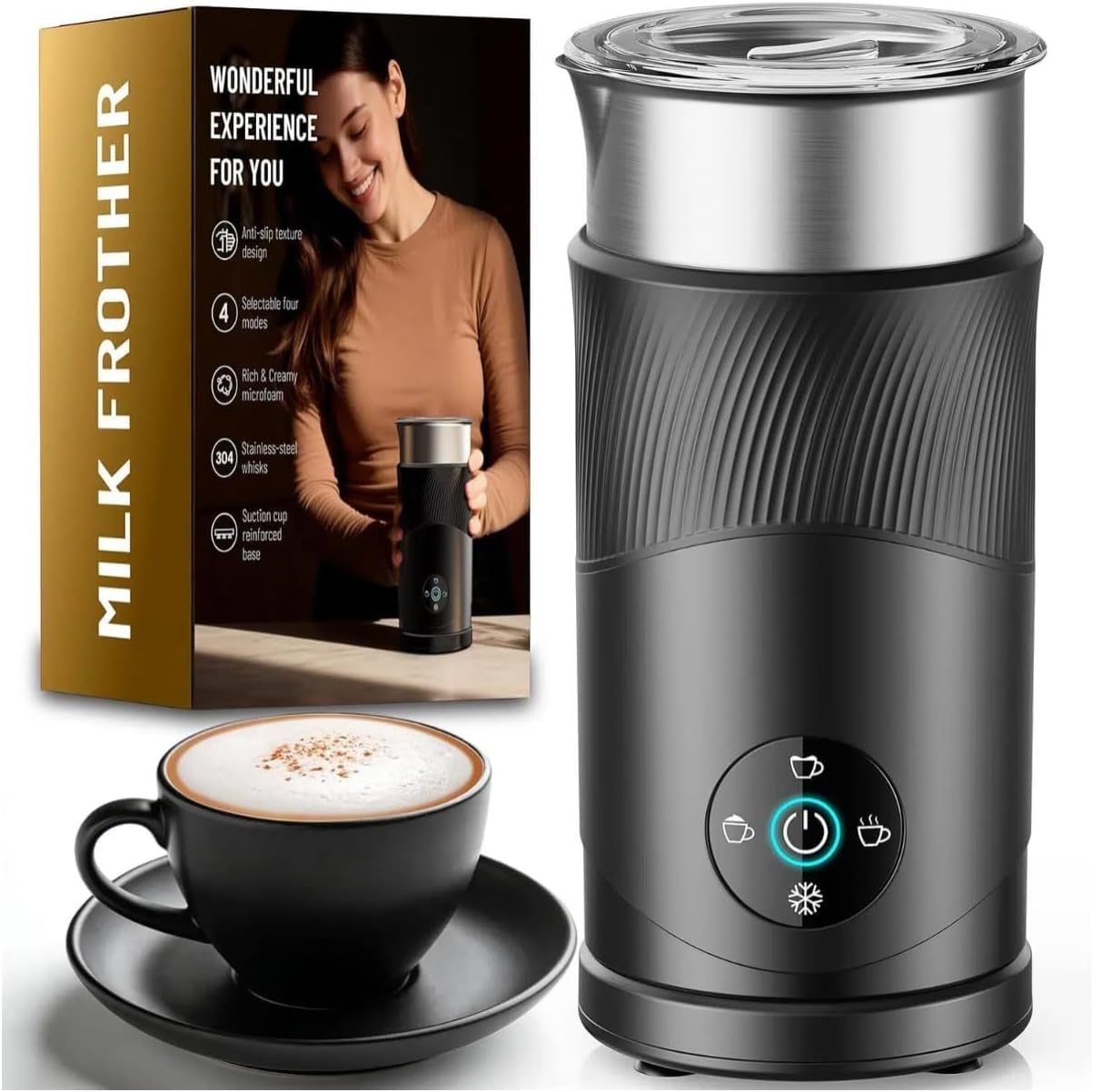 Detalle de Ecoflarix Milk Frother 350ml