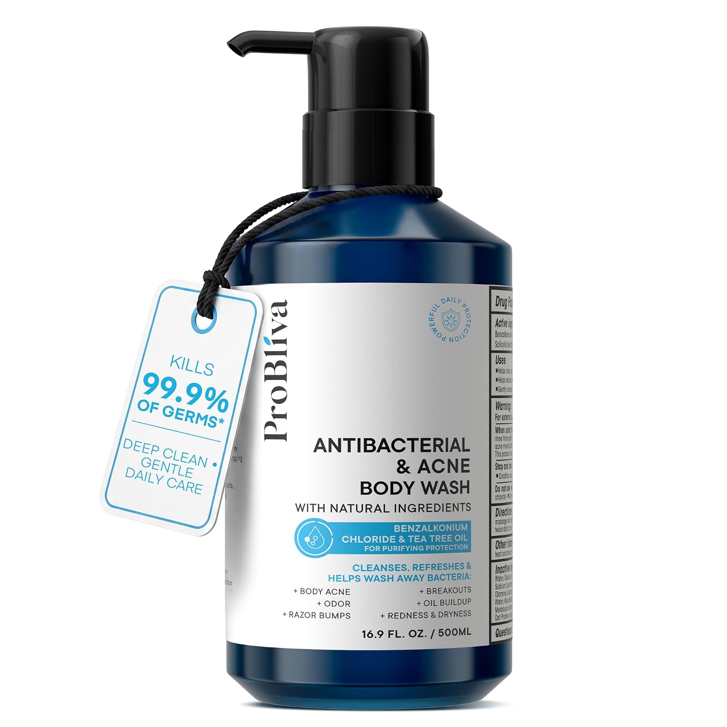 Detalle de ProBliva Body Wash with Tea Tree Oil