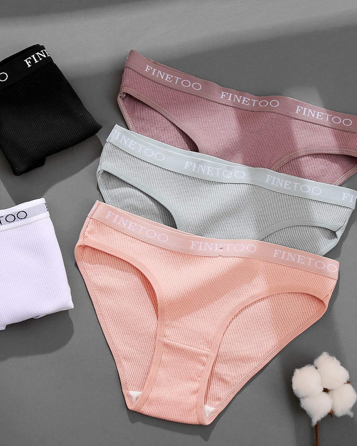 Thumbnail 2 de FINETOO Baumwoll Slips Damen 10er Pack