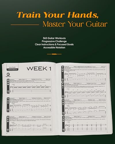 Thumbnail 10 de Guitar Aerobics: 52 semanas de ejercicios diarios para desarrollar y mantener la técnica de guitarra — Hal Leonard