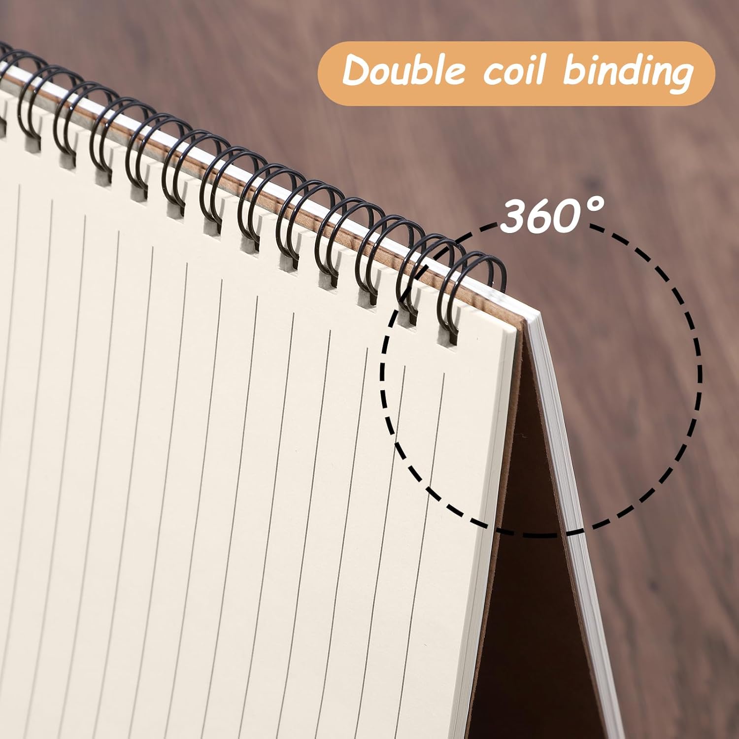 Detalle 1 de Yafe 5-Pack A4 Spiral Notebook