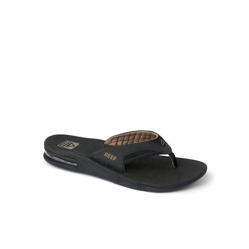 Thumbnail 6 de Reef Fanning Men's Sandals (Black and Tan, UK 10) – Practical warmth with a cheeky bottle opener