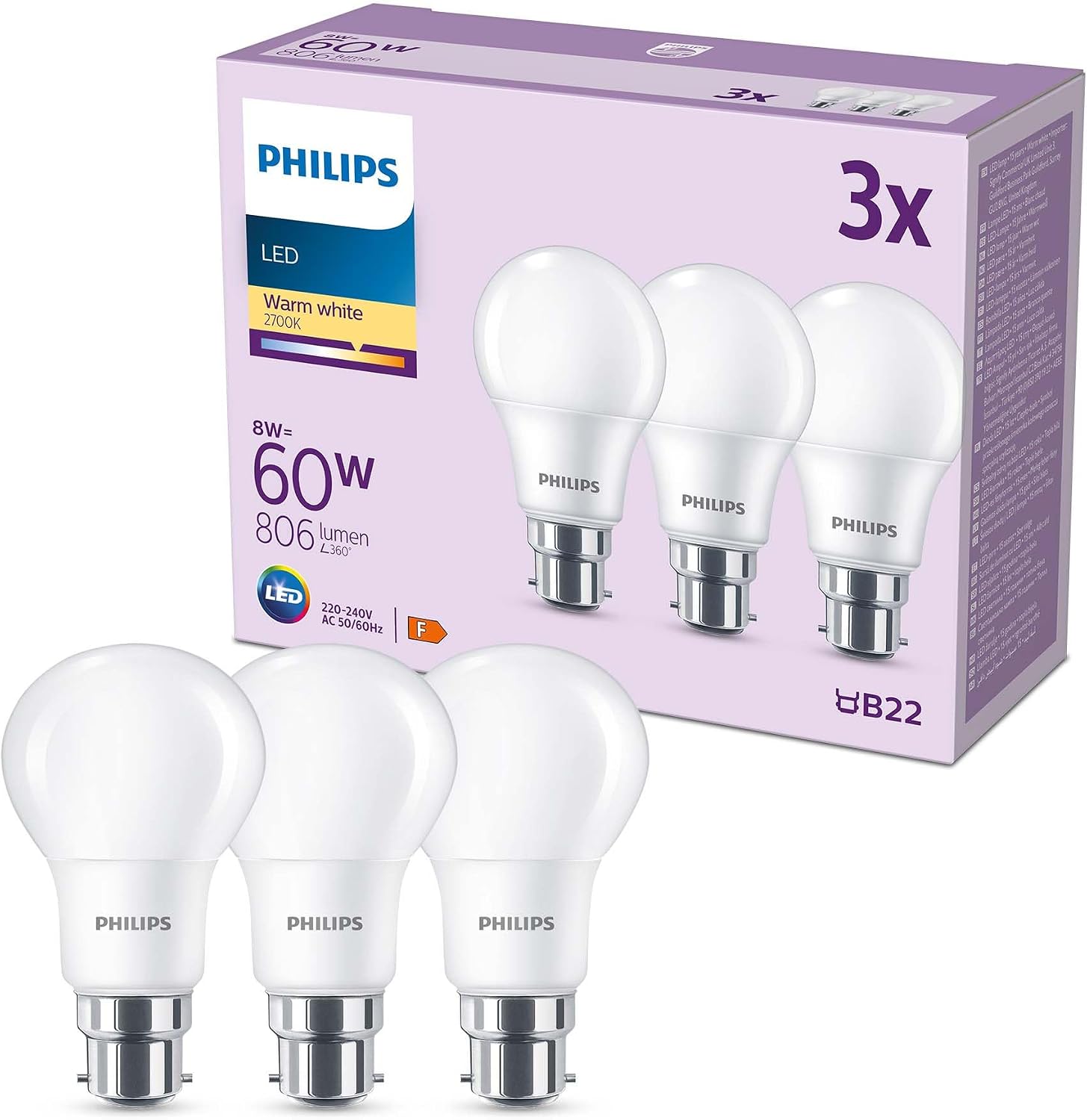 Thumbnail 5 de PHILIPS LED Classic A60 6 Pack 2700K