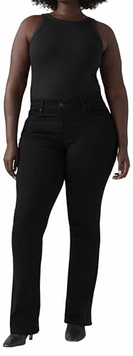 Detalle de Levi's Damen 315 Shaping Bootcut Jeans – konturierend, bequem und vielseitig