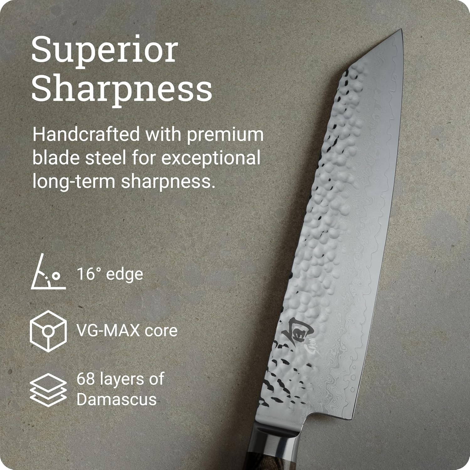 Detalle 2 de Shun 8-Inch Kiritsuke Knife