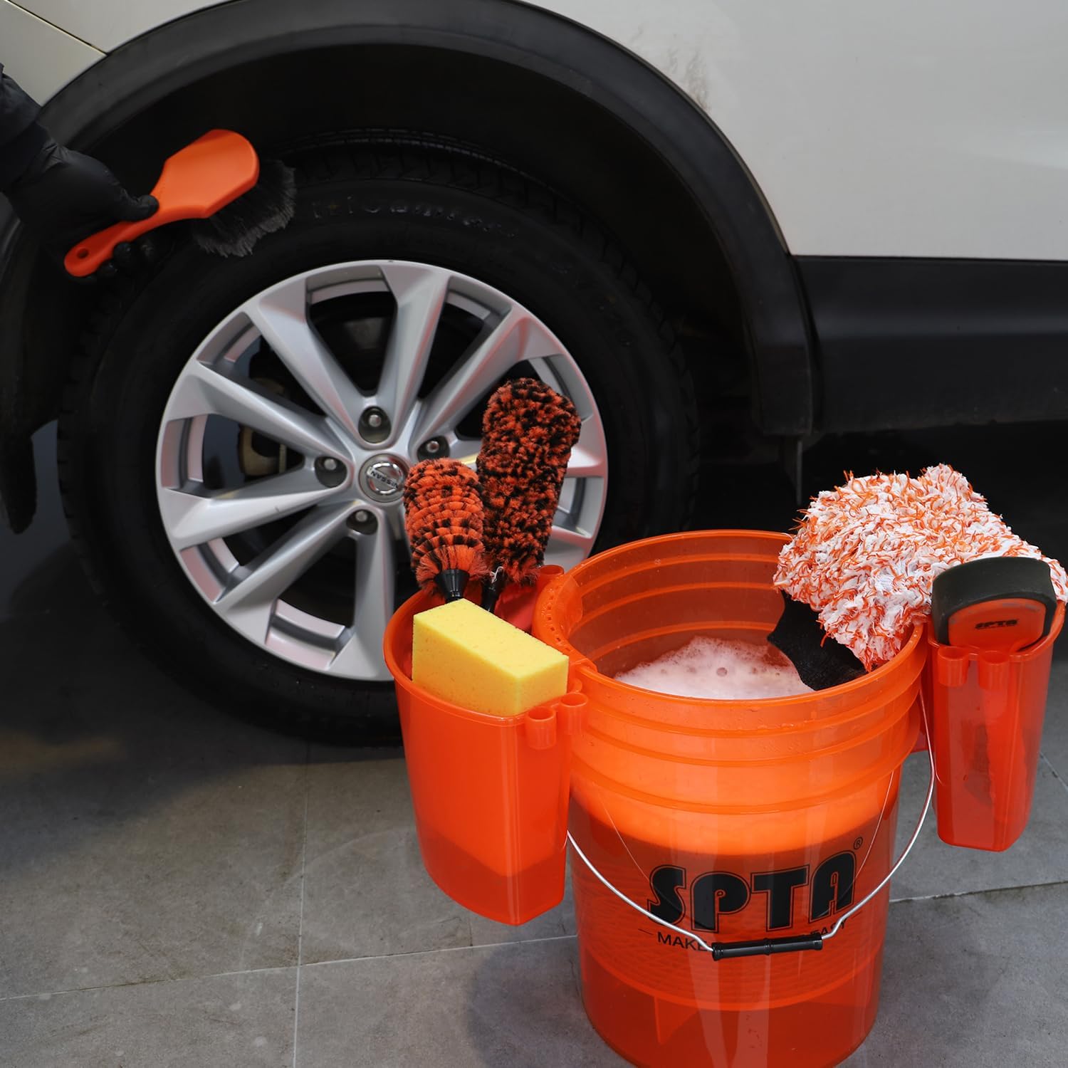 Thumbnail 6 de SPTA 33-Piece Car Wash Bucket Set (20L Scratch-Free Detailing Bucket)