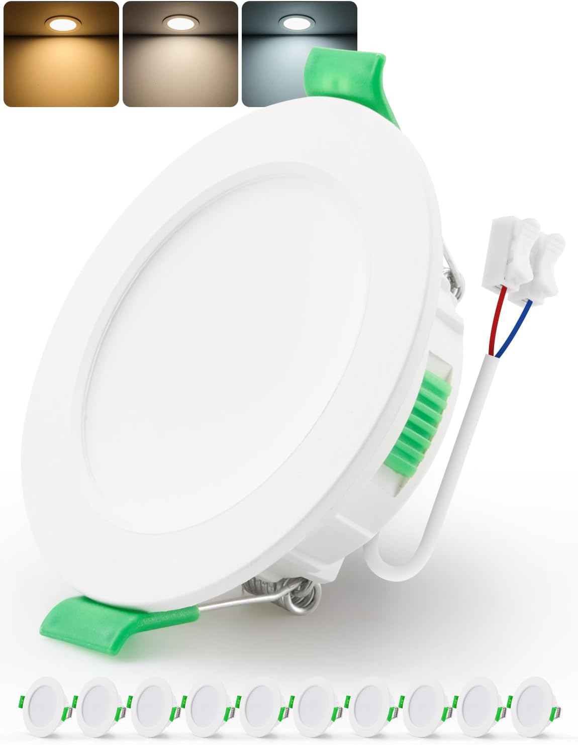 Detalle de BOJIM LED Spots 230V Flach 4W