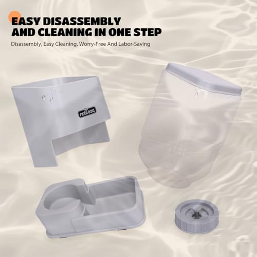 Thumbnail 6 de Nobleza Comedero automático y bebedero para gatos y perros con dispensador de agua de 3,8 L y comida (pack de 2)