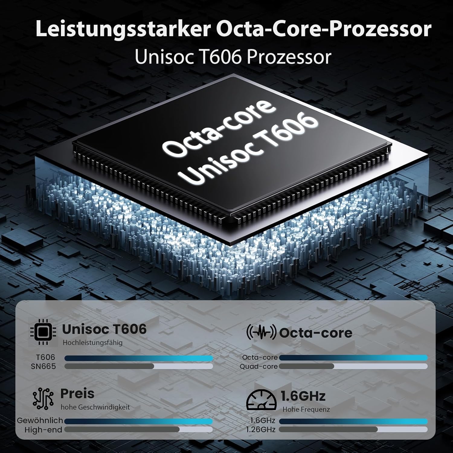 Thumbnail 4 de TUOHAITIME Android-Tablet (11 Zoll) mit Android 16, 8000-mAh-Akku, Tastaturhülle & Stift – 32+128 GB erweiterbar