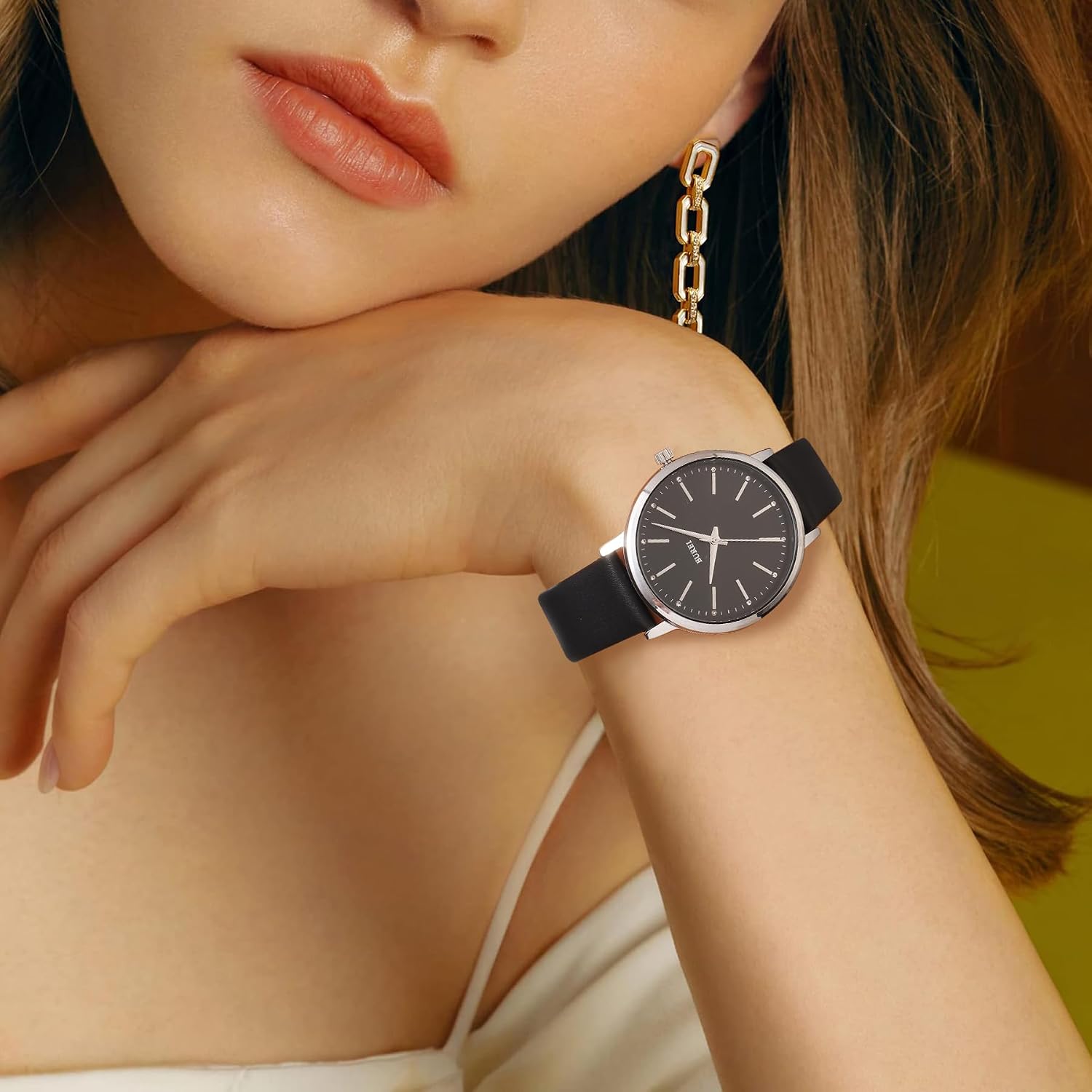 Thumbnail 5 de BUREI Reloj minimalista mujer 30 m