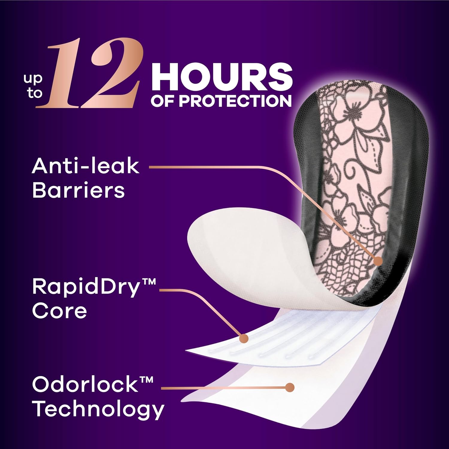 Thumbnail 3 de Always Discreet Boutique Incontinence Pads 144 count 🩲