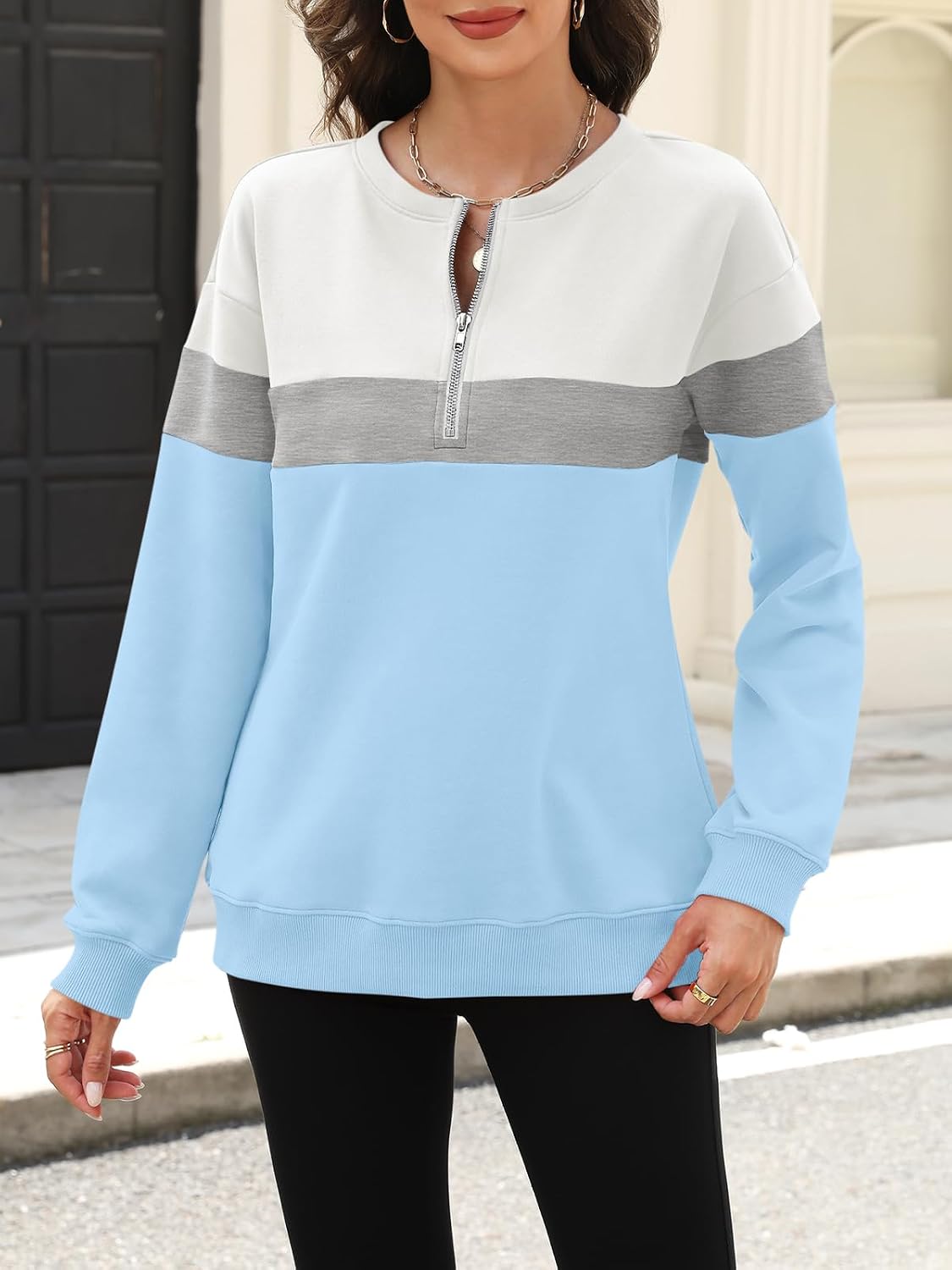 Detalle 2 de TICTICMISS Half Zip Fleece Pullover