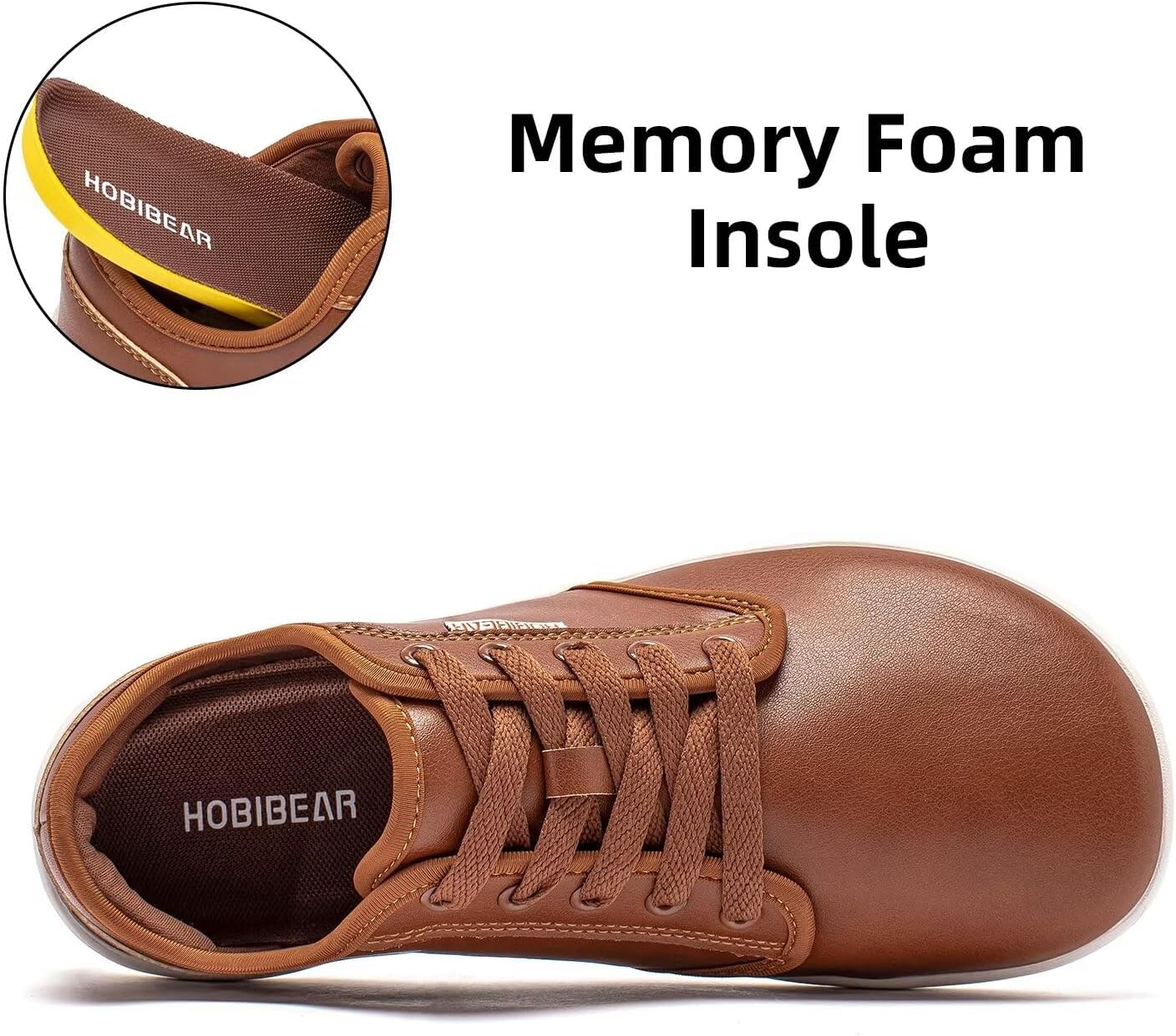 Thumbnail 4 de HOBIBEAR Unisex Barfußschuhe mit breiter Zehenbox aus Leder (Zero Drop)
