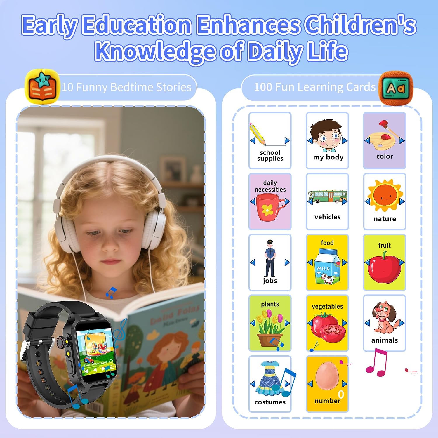 Detalle 2 de Kids Education Smart Watch with 32 Games