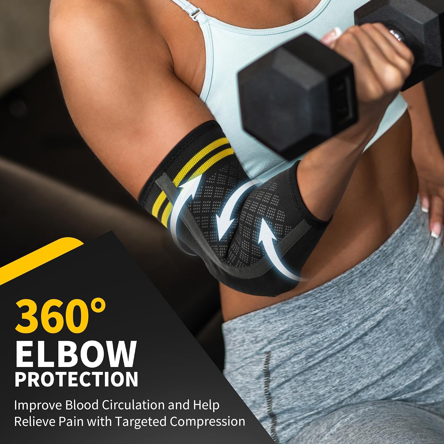 Thumbnail 5 de CAMBIVO Elbow Support 2 Pack