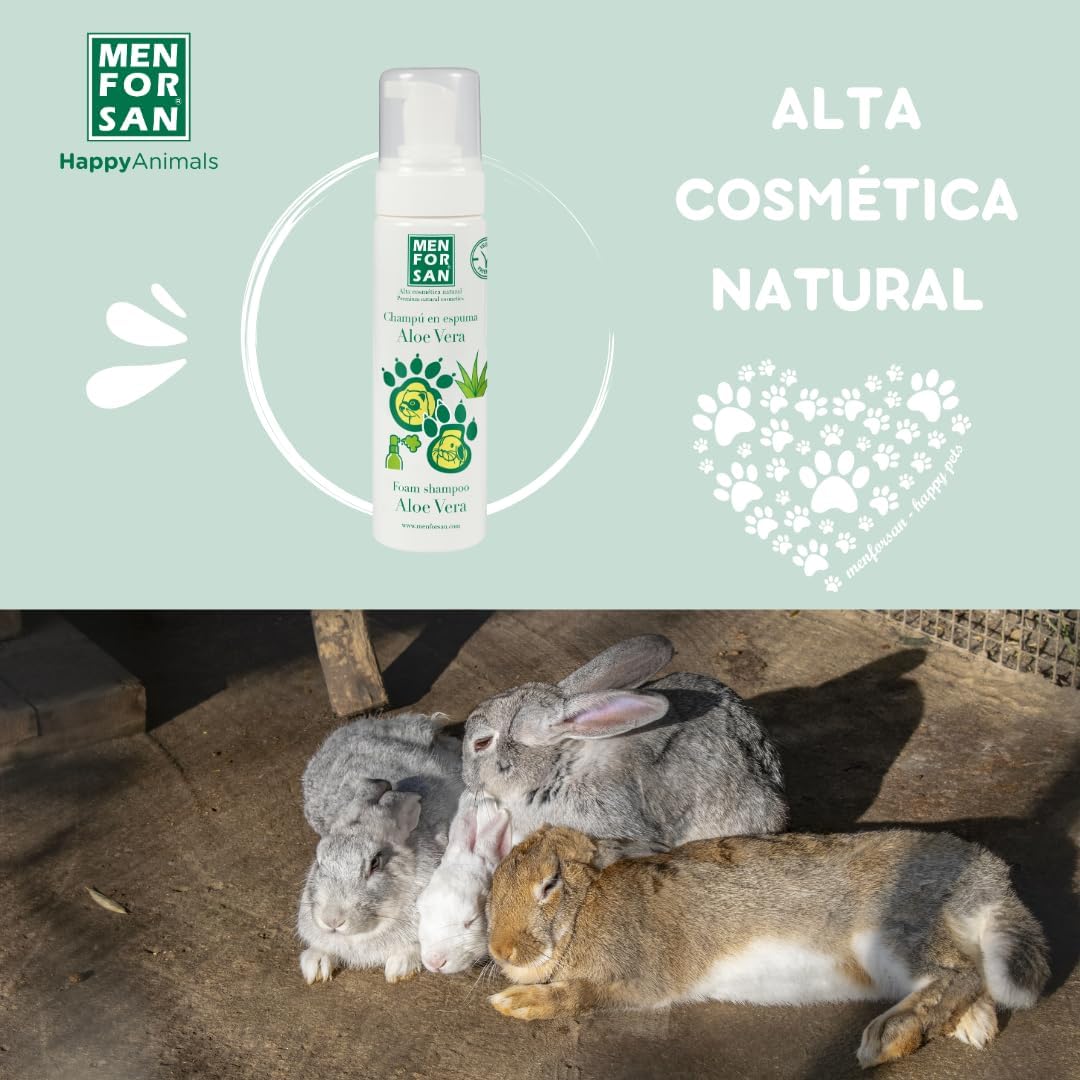 Thumbnail 5 de Shampooing Men for San Mousse Aloe Vera Rongeurs Furet (200 ml)