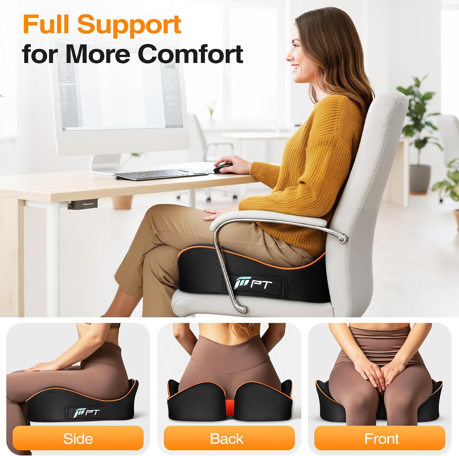 Thumbnail 3 de POOTACK Memory Foam Seat Cushion