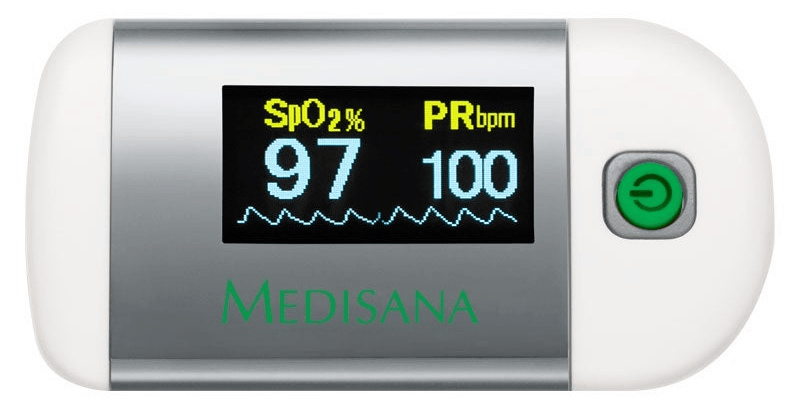 Detalle 2 de Medisana Pulsioxímetro PM 100 — pulsómetro y oxímetro portátil