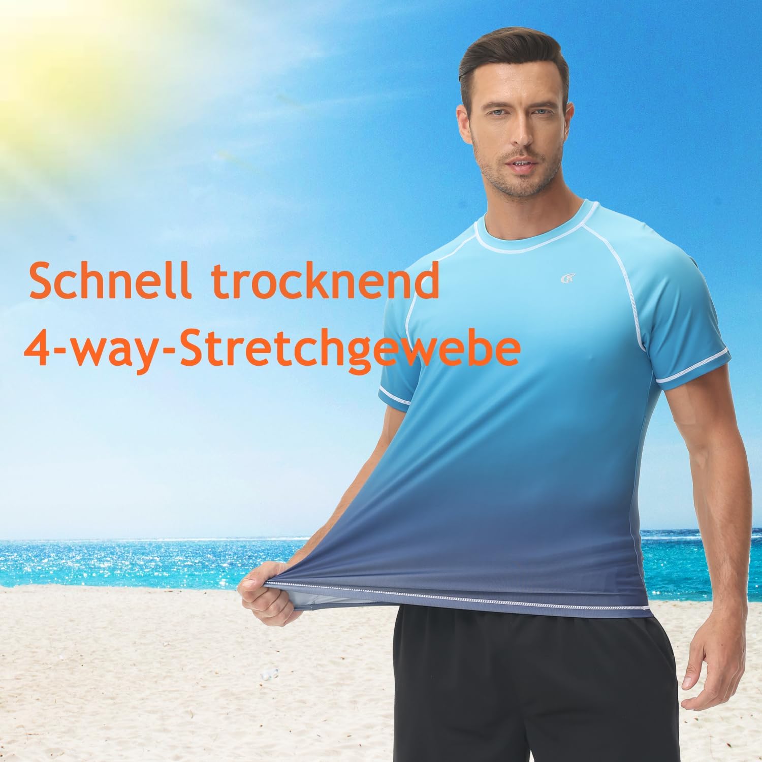 Thumbnail 4 de Huayuzh UV Shirt Herren Rashguard Shirt