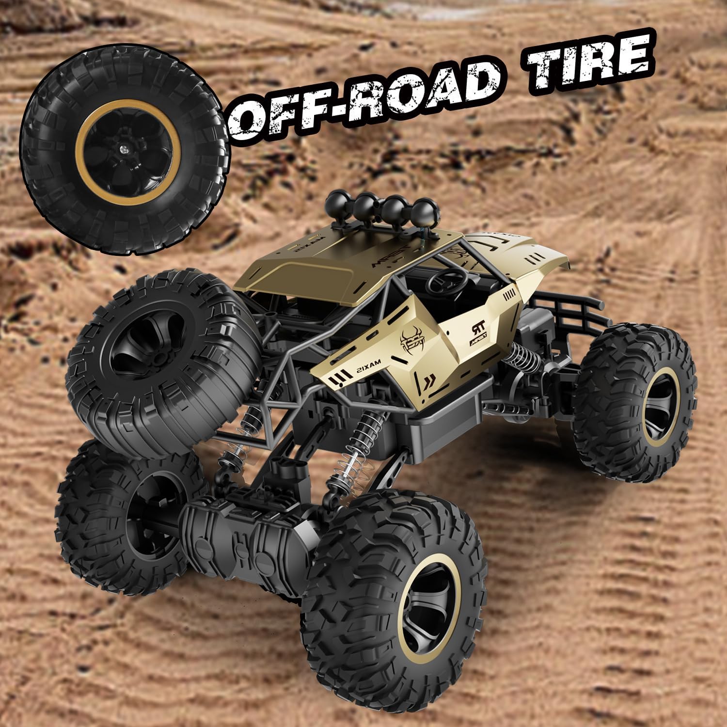 Thumbnail 6 de Jiakora 1:12 Off-Road RC Monster Truck (4WD) with Dual Batteries, LED Headlights and Metal Shell
