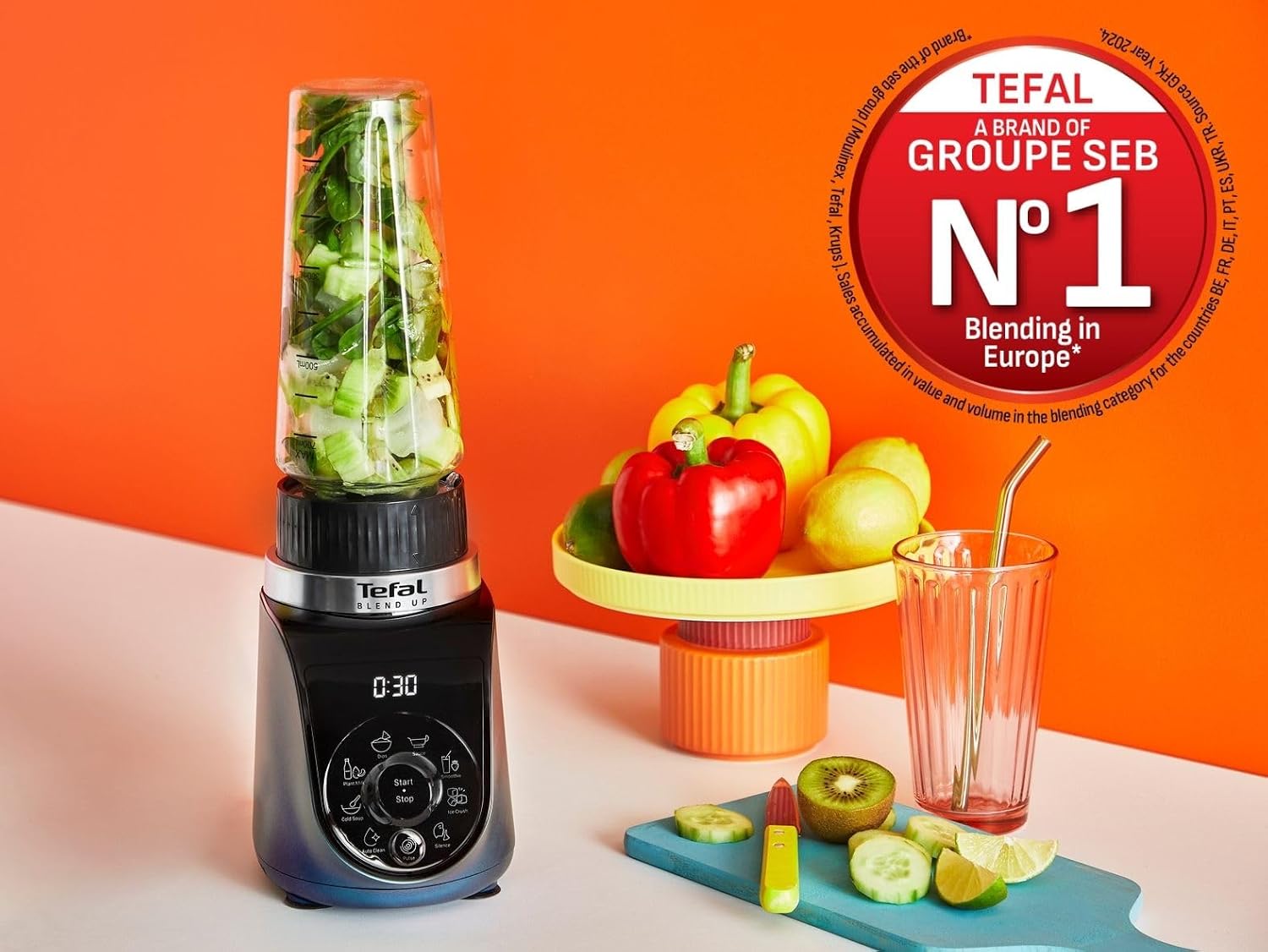Detalle de Tefal Blend Up BL19H4 blender, 1.000 W, ijscrushfunctie en 700 ml
