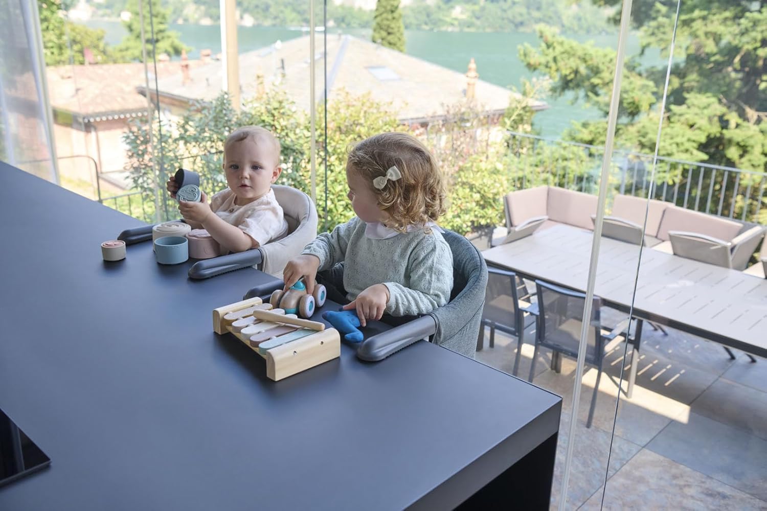 Thumbnail 5 de Inglesina Fast — Siège de Table Pliable (Bleu Ocean Navy), pratique et sûr