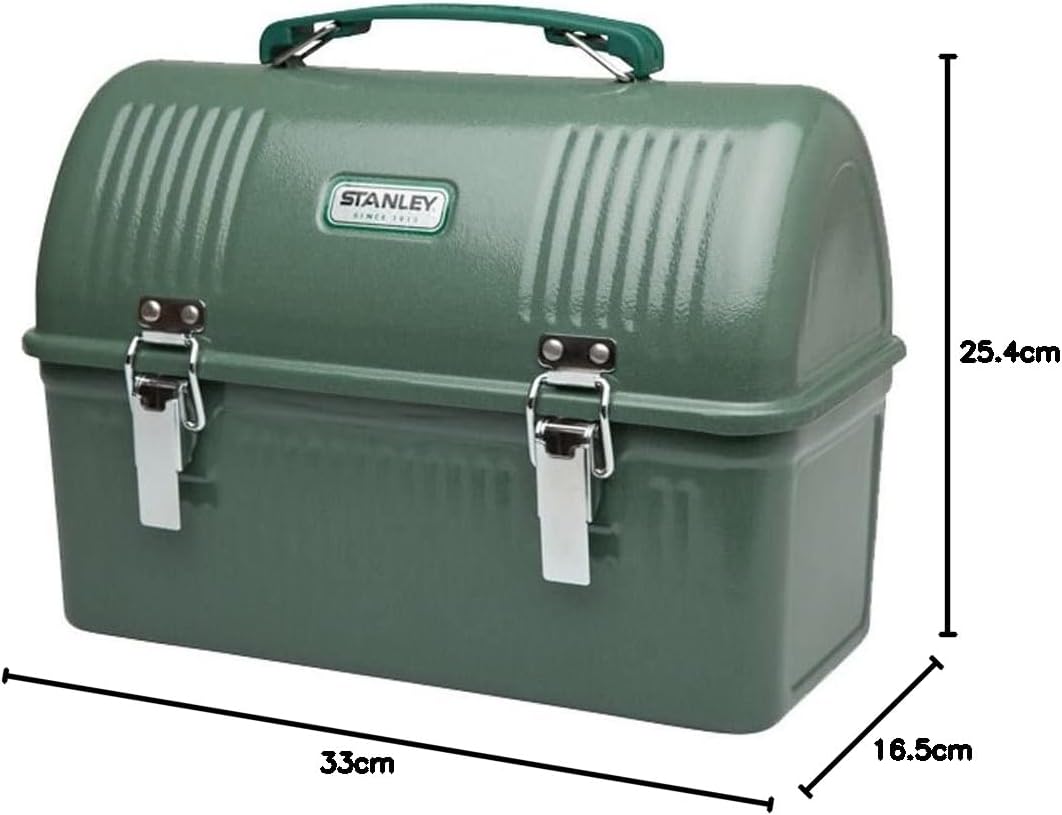 Thumbnail 4 de STANLEY 1913 Classic Lunch Box 9,5 L Hammertone Green – boîte repas inox avec anse et support de thermos