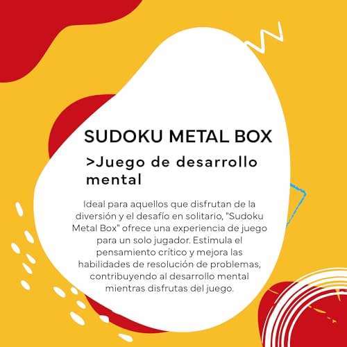 Thumbnail 2 de Cayro Sudoku Metal Box — Sudoku 9x9 para 1 jugador 🎲