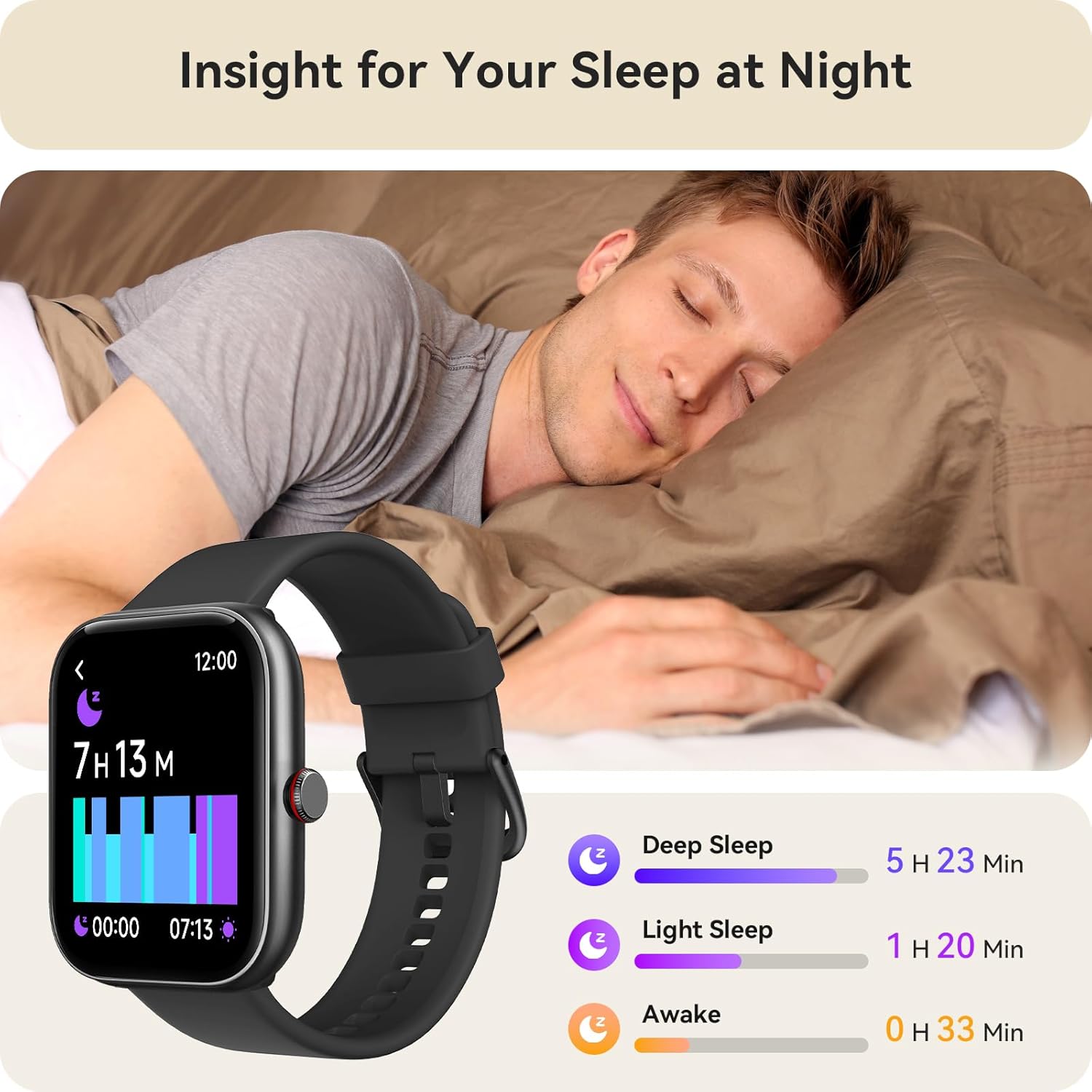 Detalle 2 de IDW20 Fitness Tracker 1.91" Smartwatch