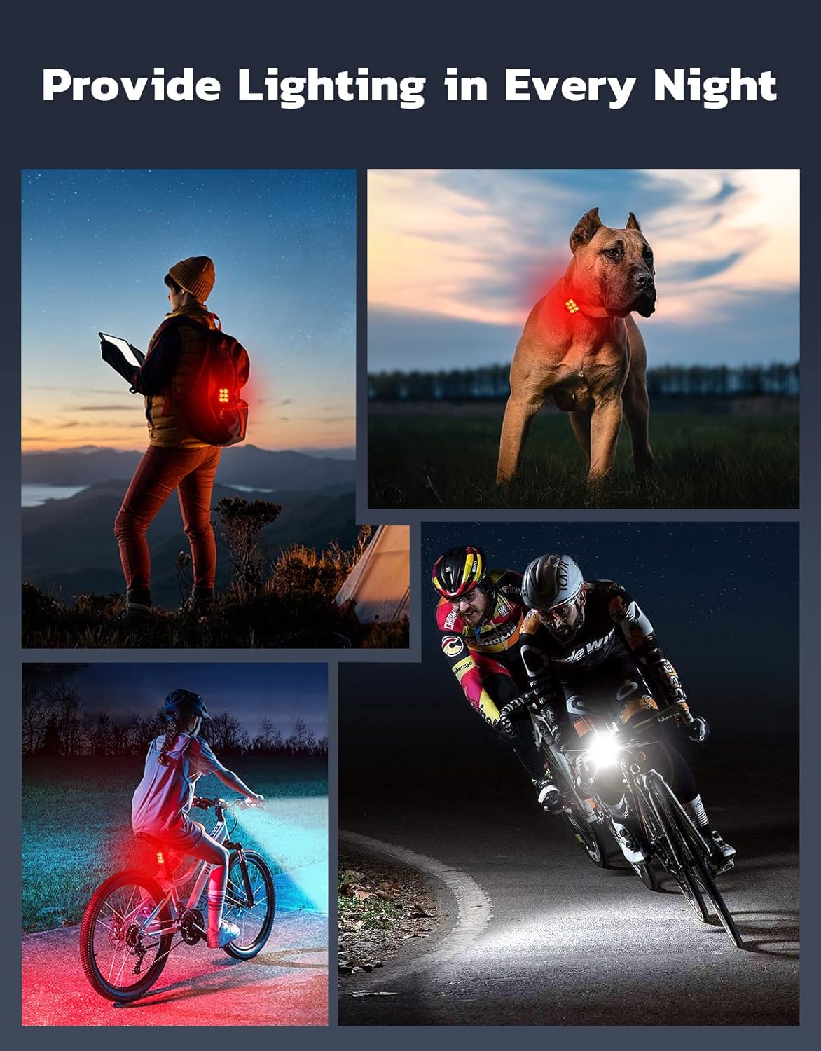 Thumbnail 5 de Glangeh Bike Lights Ultra Slim 1.7cm