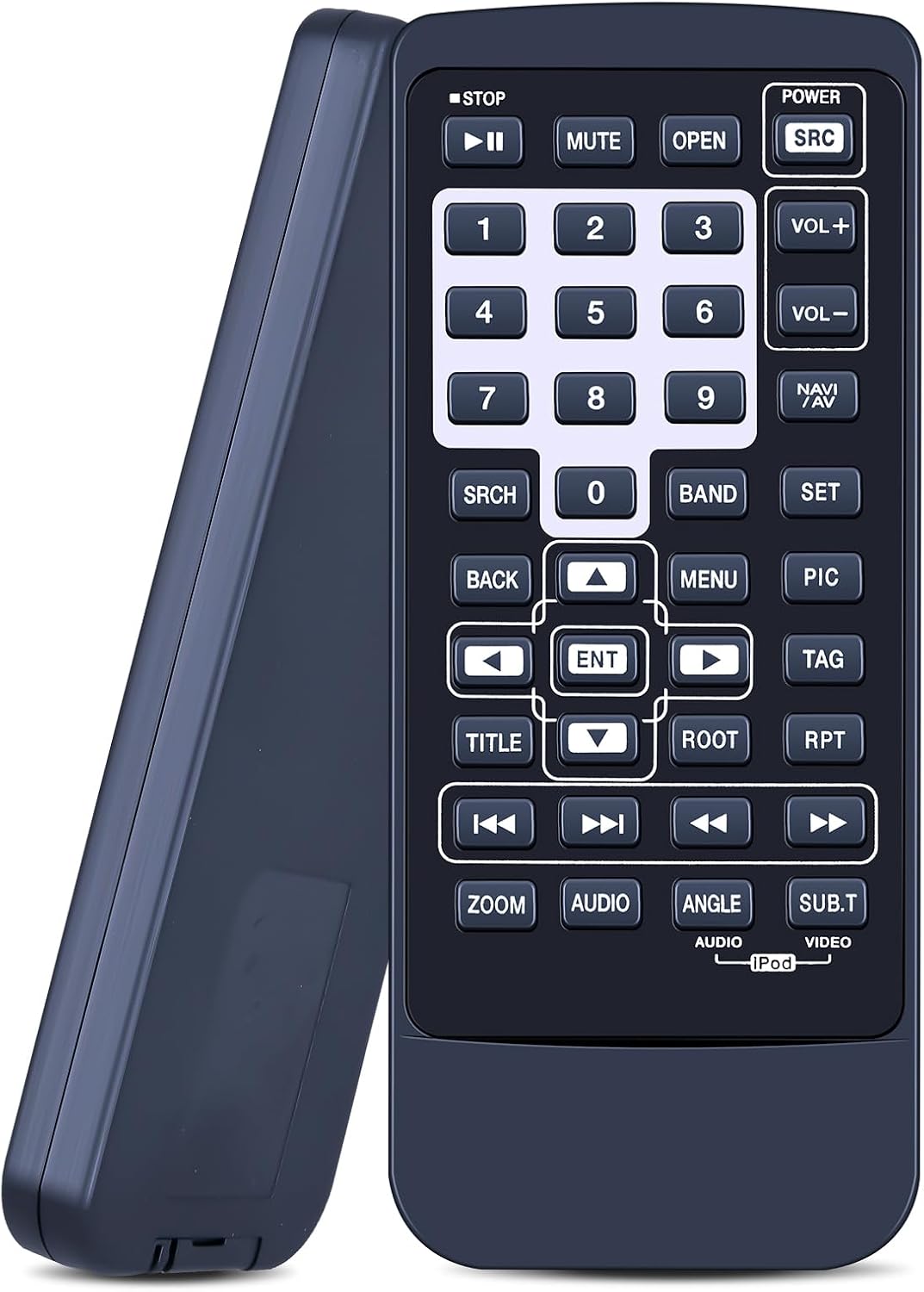 Detalle 2 de TCNOUMT replacement remote control for Clarion GPS car DVD video (RCU005 / MF1 / NX404 / NZ501)