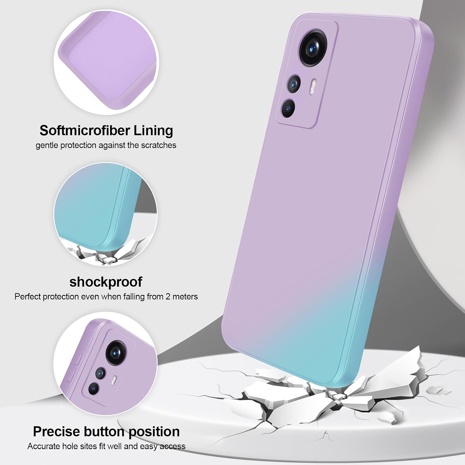 Detalle 2 de GiiYoon Hülle für Xiaomi 12T