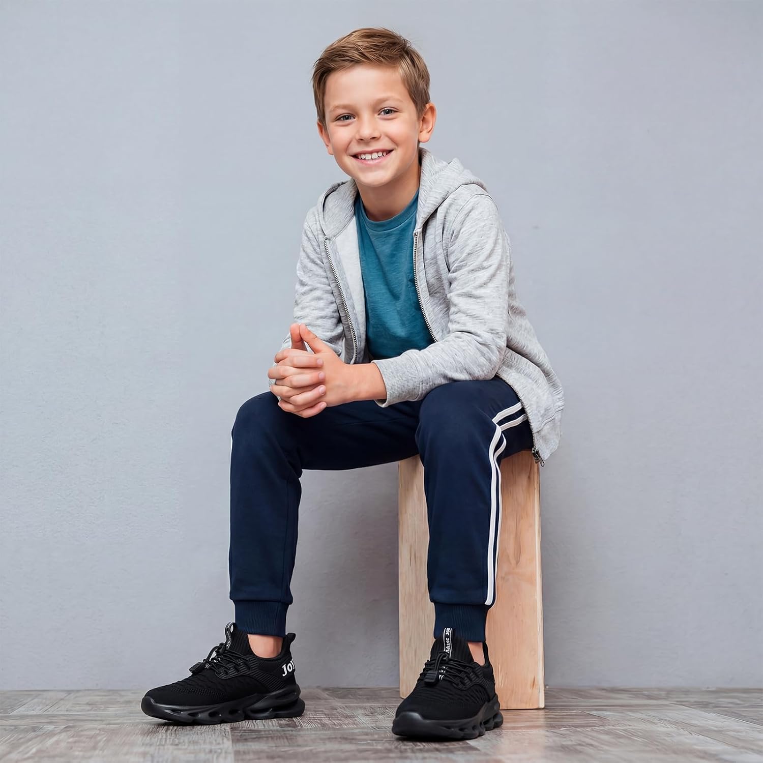 Detalle 2 de HSQ Tennis Shoes Kids Breathable Sneakers