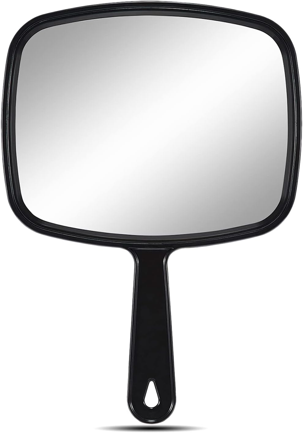 Detalle de OMIRO Hand Mirror – All Black Rectangular Handheld Mirror, Pack of 6 (16.8 x 23.6 cm)