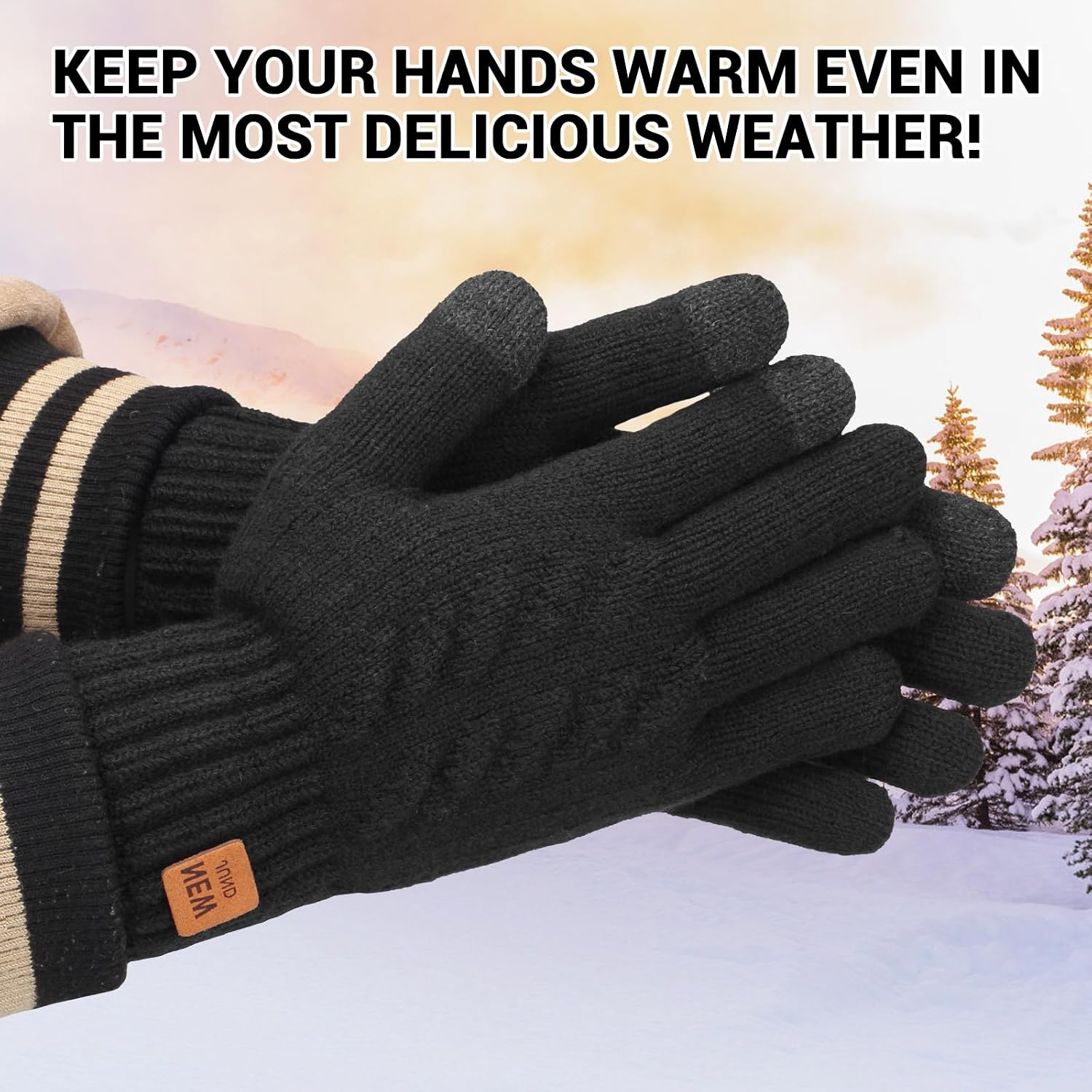 Thumbnail 5 de ytorgr Winter Thermal Gloves for Women — touch-screen gloves