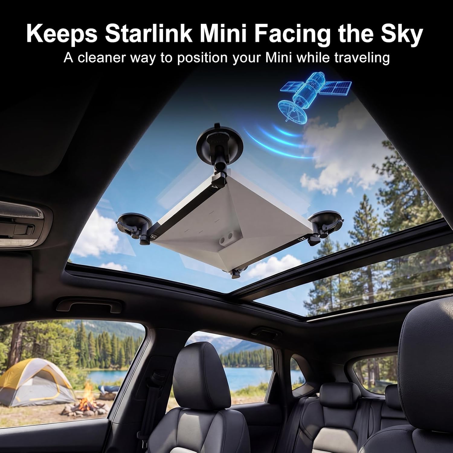 Detalle 2 de Starlink Mini Suction Cup Mount 1pc