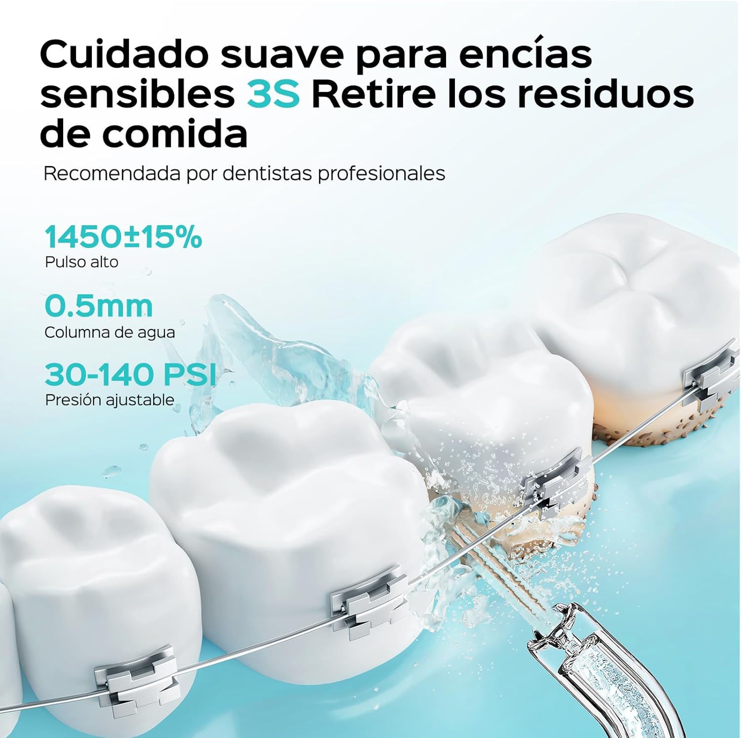 Detalle 2 de COSLUS T40 Irrigador Dental Portátil