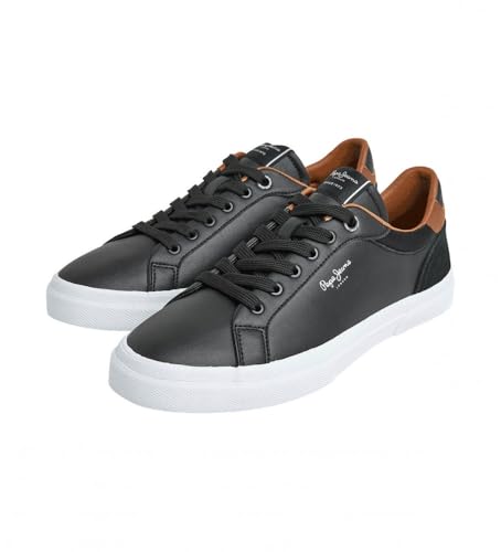 Thumbnail 1 de Pepe Jeans Kenton Court en negro: zapatillas con interior de piel