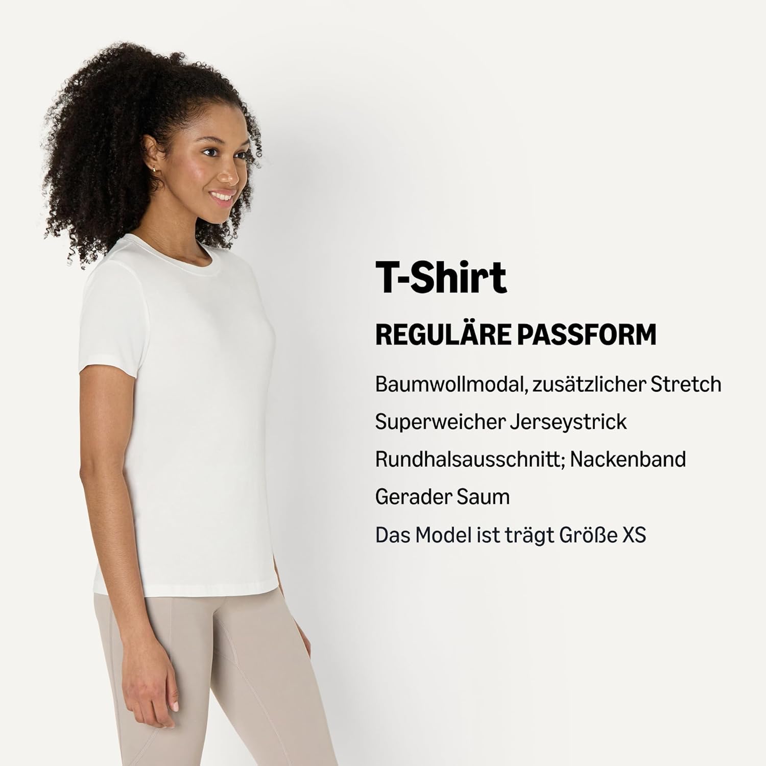 Thumbnail 3 de Amazon Essentials Damen Active Soft Cotton Leichtes Yoga-Workout-T-Shirt mit Rundhalsausschnitt und kurzen Ärmeln – Regular Fit