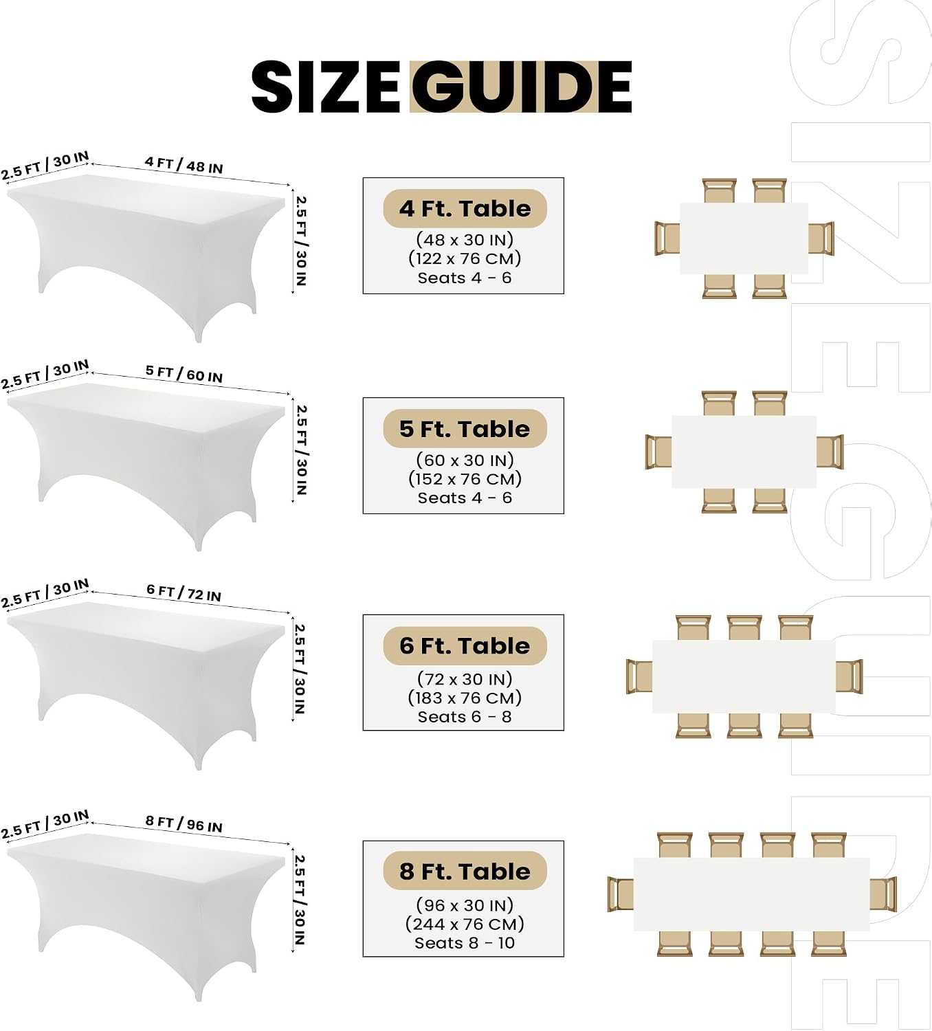 Thumbnail 1 de Utopia Kitchen Nappe Extensible 183 cm
