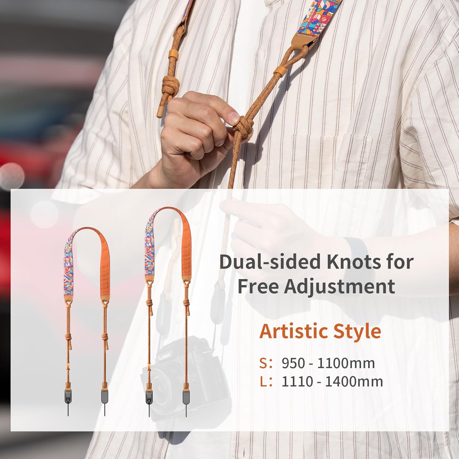 Thumbnail 5 de PGYTECH Tracolla per fotocamera Air: stile artistico, comfort e praticità