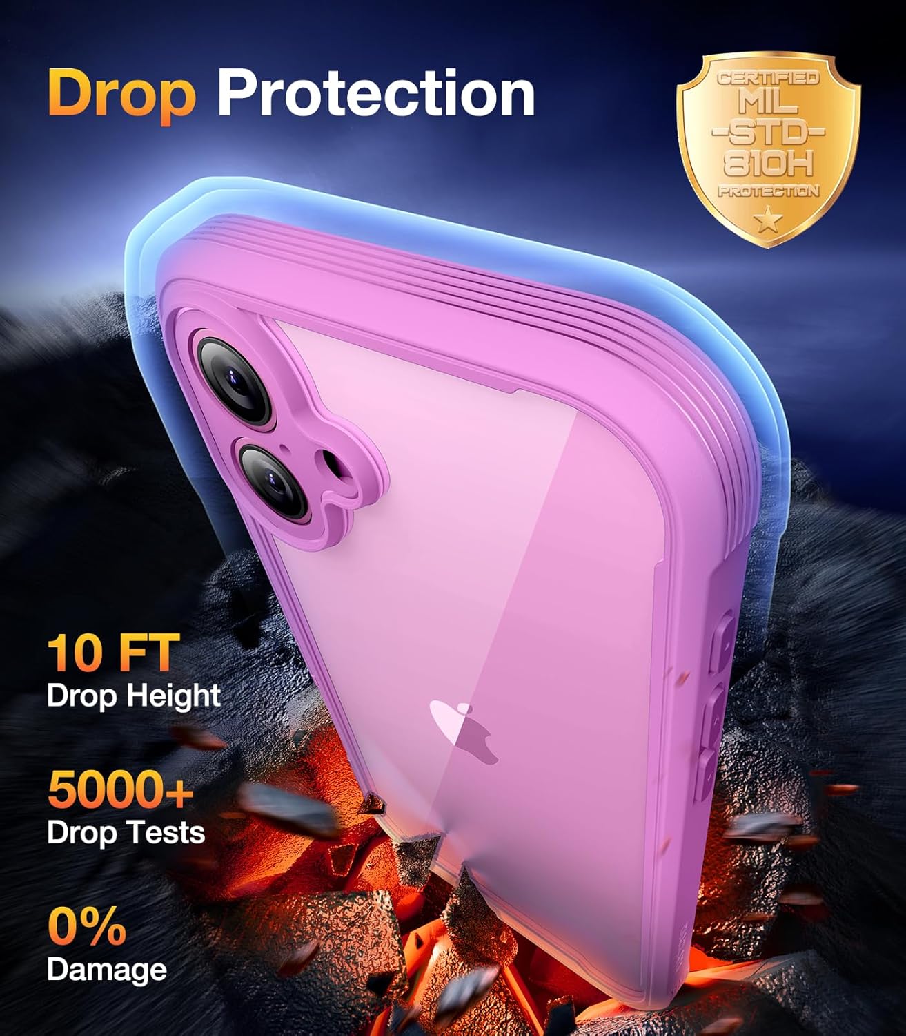 Thumbnail 3 de Diaclara iPhone 16 Case Full Camera Protection