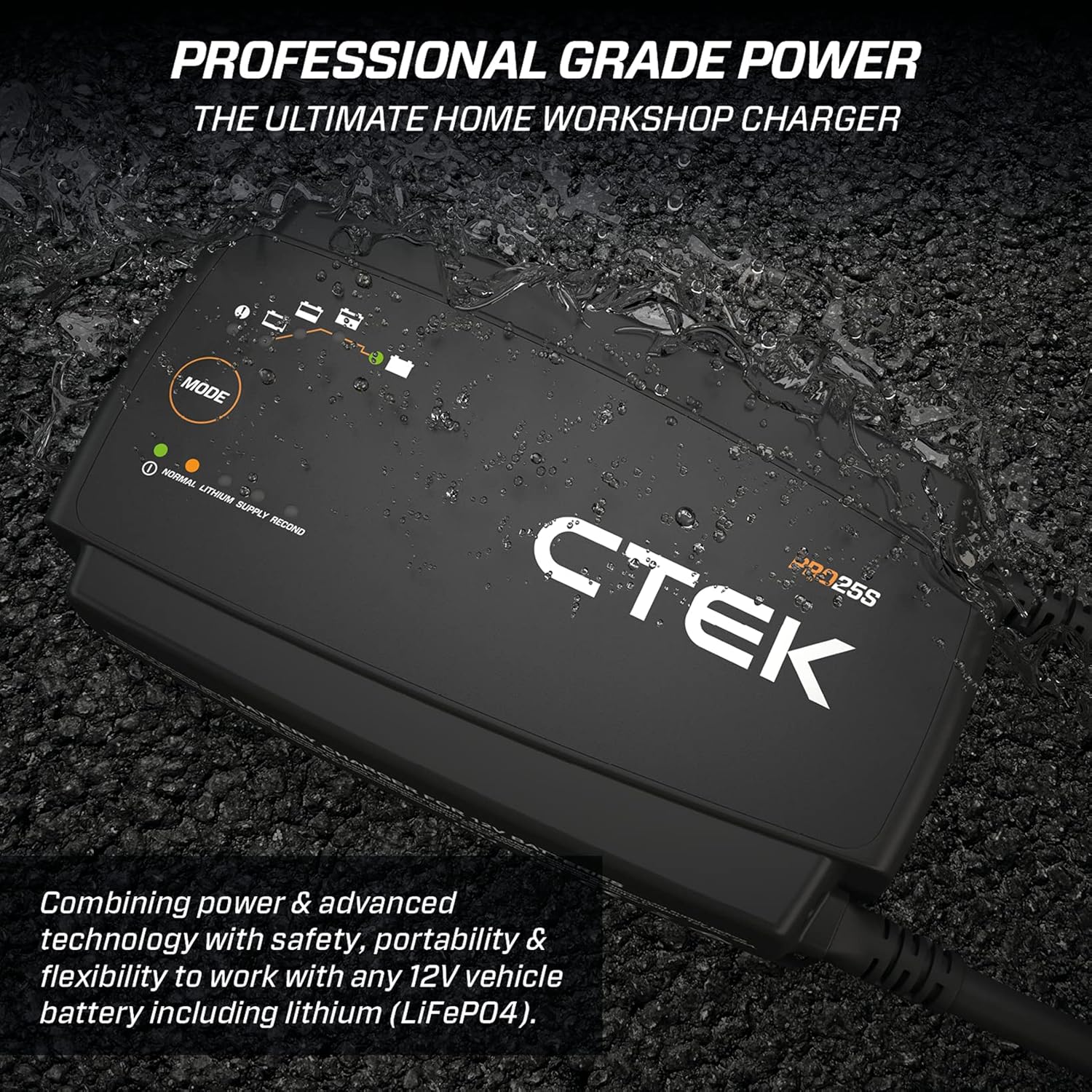 Detalle de CTEK PRO25S 25A Batterieladegerät