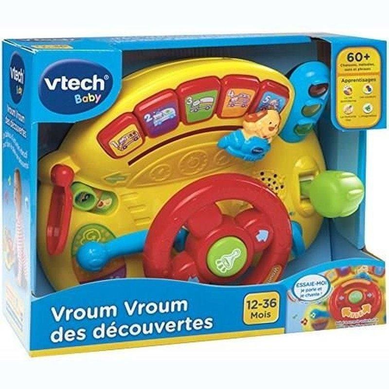 Detalle 2 de Juguete Interactivo VTech Vroum Vroum de Descubrimientos con Luces y Sonidos