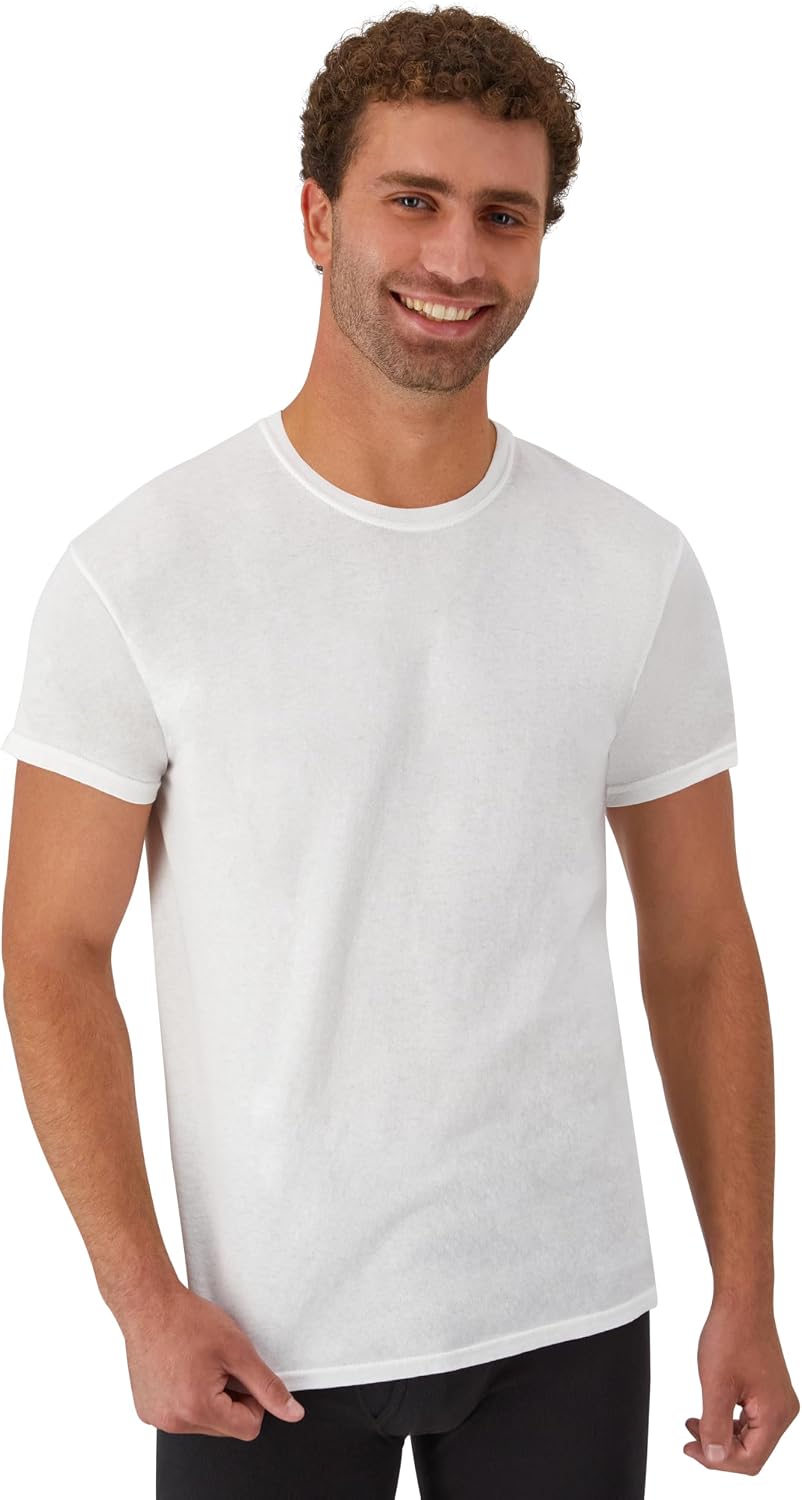 Detalle 2 de Hanes Men's Undershirt Packs: Stay-Tucked Soft Cotton, Classic Fit