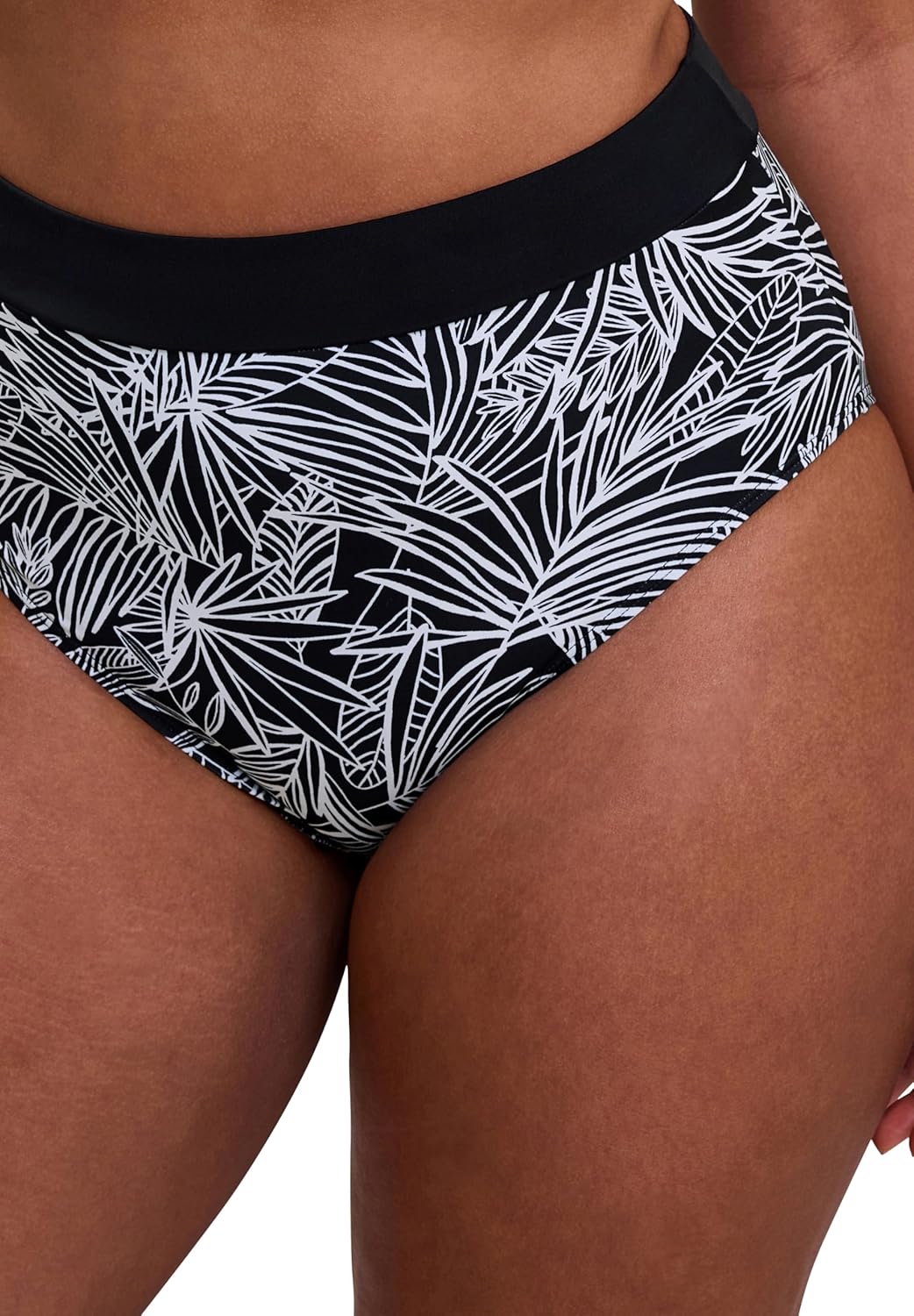 Thumbnail 5 de SANS COMPLEXE Bas de Bikini Femme – culotte taille haute, imprimé graphique et uni