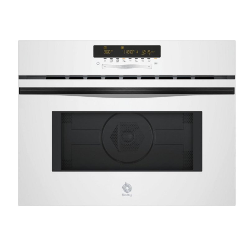 Detalle de Balay 3CW5179B3 Microondas 45 L, 900 W, Grill y Aqualisis – Blanco Cristal