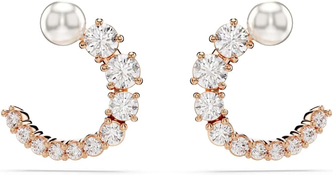 Thumbnail 5 de Swarovski Matrix Créoles Perle di Cristallo