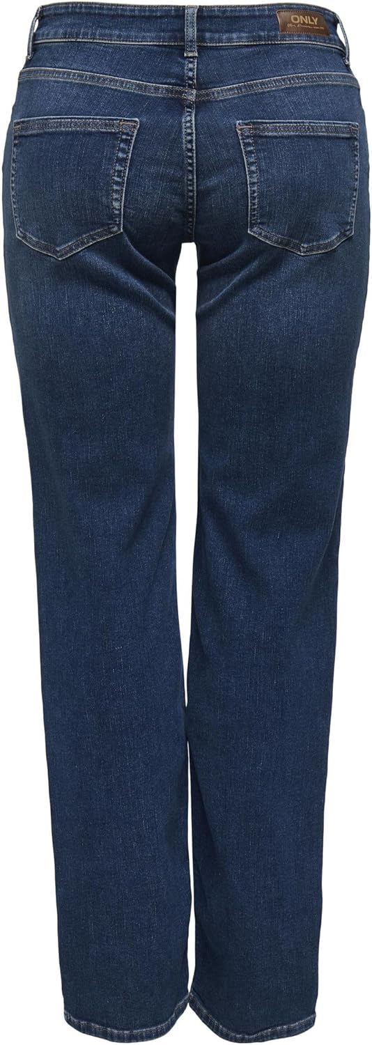 Thumbnail 3 de ONLY Onlblush Mid Straight DNM Tai467 Noos – Jean coupe droite, femme