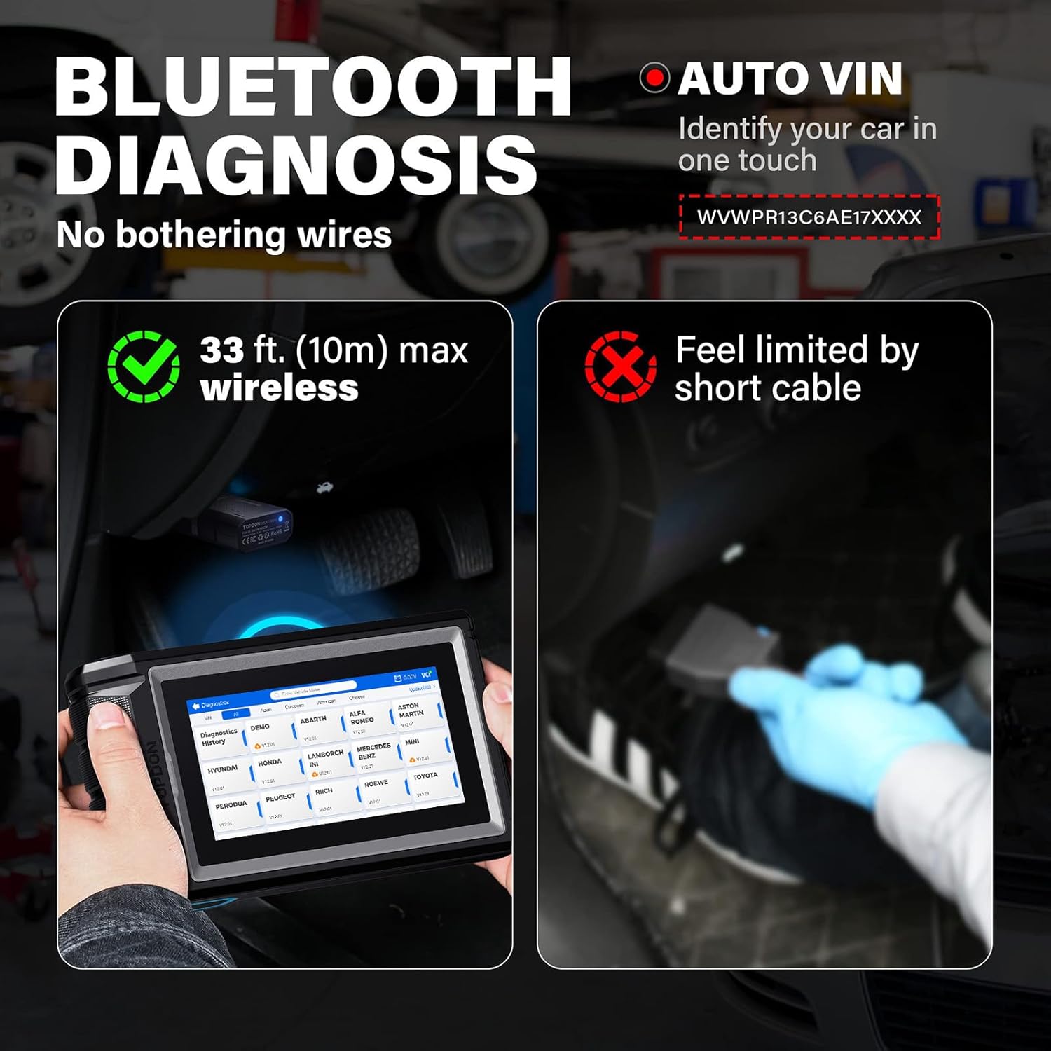 Thumbnail 5 de TOPDON ArtiDiag800 BT V2.0 car diagnostic tool 28 services